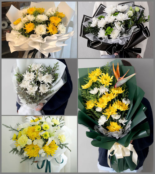 福建漳州平和县五寨乡白事花束代送